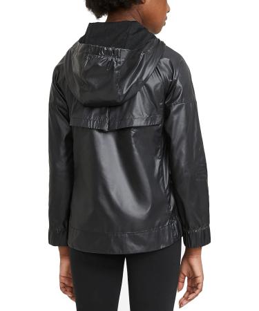 Nike Sportswear Windrunner Big Kids' Girls' Windbreaker Jacket - Black/White - Size Medium - Buy Online on GoSupps.com