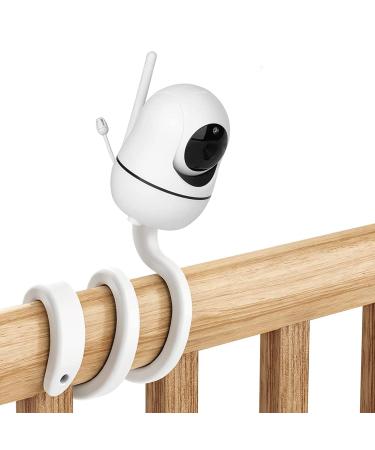 Baby Monitor Holder for Hello Baby HB65 HB66 HB248 ANMEATE SM935E Video Monitor Flexible Baby Camera Mount Baby Monitor Stand Baby Camera Holder for Cot Compatible with HelloBaby Baby Monitor For HB65/HB66/HB40/HB248/ANMEATE SM935E Flexible Mount