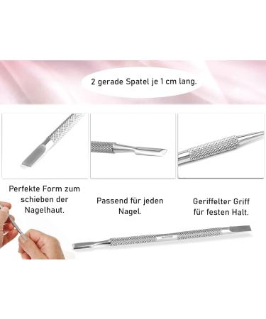 Buy 2-Sided Cuticle Pusher Spatula | Expert Nail Care Tool for Home & Professional Use | Shop Internationally - Buy Online on GoSupps.com