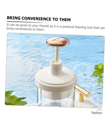 MUSISALY Chic Foaming Maker Bottle for Facial Cleanser Easy Soap Bubbler Tool for Skin Care Portable Whip Maker for Shampoo and Lotion Convenient Bath Accessory Grey - Buy Online on GoSupps.com