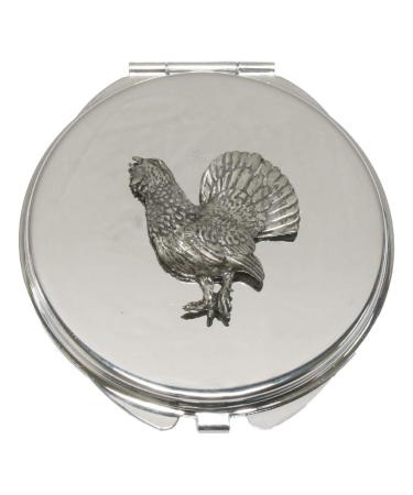 Capercaillie Compact Mirror Handbag Gift With Free Engraving 62