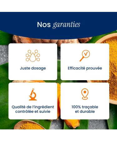 Laboratoire NaturAvignon Turmeric Patented Organic | Joint Comfort and Flexibility | Clinically Proven High Absorption | Ecocert Certified | Made in France | 30 Capsules (1 Month) - Buy Online on GoSupps.com