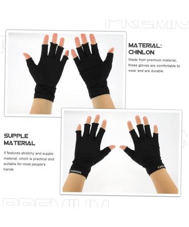 FRCOLOR 4 Pairs Nail Protection Gloves Mittens Manicure Skin Gloves Manicure Fingerless Gloves Fingerless Manicure Gloves UV Protection Gloves Manicure Tools Riding - Buy Online on GoSupps.com