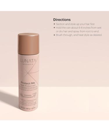 Lunata Protect Me Heat Protectant Spray | Frizz Control & Hair Protection | Anti-Frizz Hair Care | 100g - Premium Styling Products for Healthy Hair - Buy Online on GoSupps.com