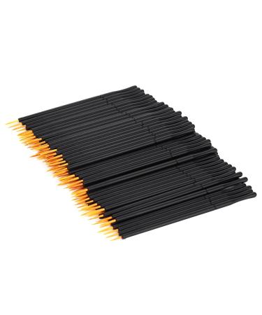 100pcs Disposable Eyeliner Eye Brush Hard Head Eyeliner Liquid Brush Eye Shadow Brush Makeup Tool