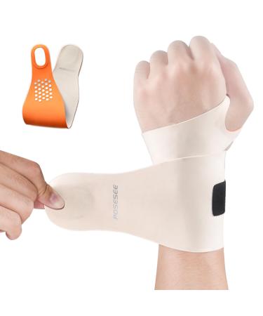 Ultra-Thin Elastic Wrist Brace Wrist Wraps 1 PCS Compression Wrist Straps Wrist Support for Carpal Tunnel Arthritis Tendonitis Sprains Wrist Pain Soft Wristband Fits Both Hands