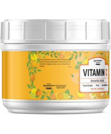 Vitamin C Powder Baker 2lb Resealable Tub | Ascorbic Acid | 2 Pound Pack - Buy Online on GoSupps.com