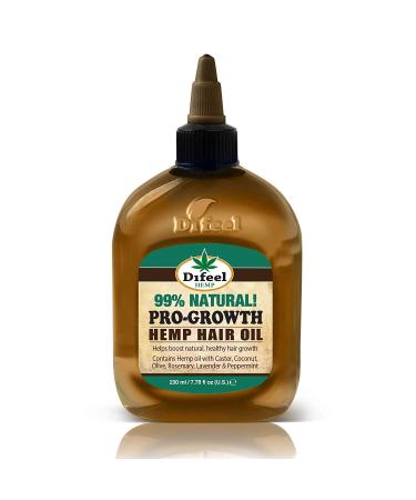 Difeel Hemp 99% Natural Hemp Hair Oil - Pro-Growth 7.78 ounce - Buy Online on GoSupps.com