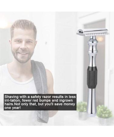 Luxury Two-Speed Safety Razor & Wet Shaving Starter Kit for Men - Best Gift Set with Safe Grip - Buy Online on GoSupps.com