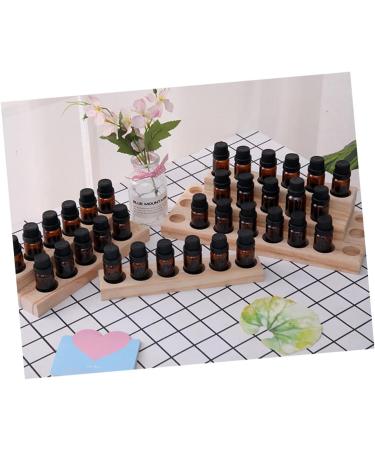  FRCOLOR FRCOLOR Nail Polish Organizer Makeup Tray Nail Polish Holder Organizer Case Solid Wood Shelf Essential Oil Box Bamboo Essential Oil - Buy Online on GoSupps.com