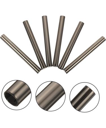 Housoutil 6pcs Nail Pen Cap Pens Multicolor Metal Trim Manicure Pen Caps Nail Art Supply Lightweight Brush Set As Shown 8x0.8x0.8cm - Buy Online on GoSupps.com