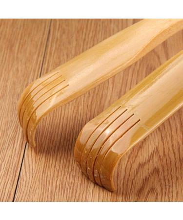 Buy Bamboo Back Scratcher - Traditional Wooden Body Massage Tool for Itching Relief | Perfect Gift for Parents - Buy Online on GoSupps.com