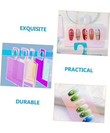 FRCOLOR 1 Set Nail Display Board False Nail Tips Boards Decorative Nail Art Tip Nail Polish Tools Nail Polish Gel False Nail Holder Nail Art Gel Nail Supplies Magnetic Acrylic - Buy Online on GoSupps.com