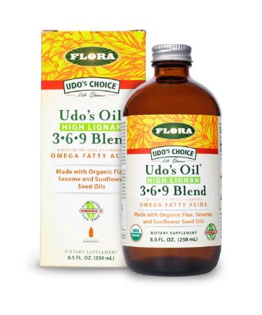 FLORA - Udo's Choice, Omega 369 Oil Blend, High Lignan, 8.5 Fl Oz