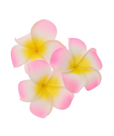 Beatifufu 1pc Hawaii Decor Hair Accessories for Bride Floral Decorations Bride Insert Comb Flowers Decoration Bridal Hair Comb Floral Headpiece Pearl Trim Pink Wedding Hair Piece Women's