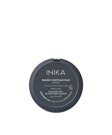 INIKA Natural Baked Contour Duo - Vegan Non-Toxic Beauty (Almond - Buy Online on GoSupps.com