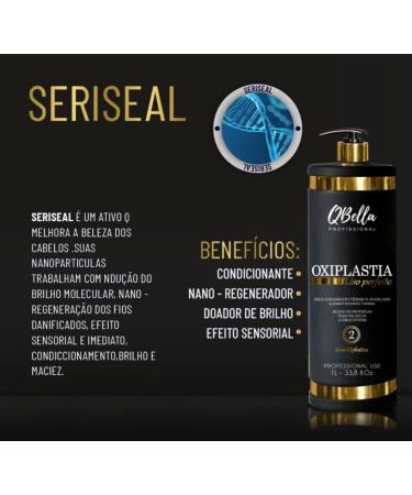 Qbella Professional Kerafruit Brazilian Keratin Thermal Sealing - Black 1L (33.8 Fl Oz) - Buy Online on GoSupps.com