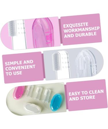Minkissy 9-Piece Toddler Toothbrush Set | Infant Finger Toothbrush & Mouth Massage Device for Kids - International Shipping Available - Buy Online on GoSupps.com