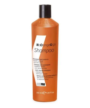 KAYPRO KEPRO Kay Pro No Orange Gigs Anti-Orange Shampoo for Coloured Hair with Dark Shades 350 ml