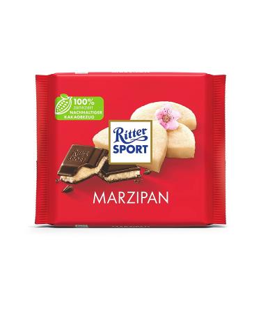 Knight Sport Marzipan 100 g dark chocolate filled with noble marzipan made of California almonds filled semi-bitterson chocolate made of noble cocoa with marzipan