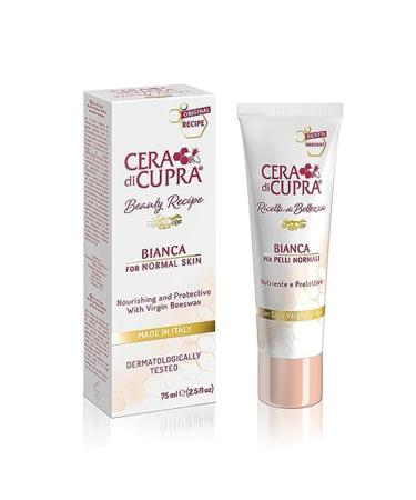 Bianca Face Cream Moisturizer for Normal and Oily Skin - Nourishing and Protective Formula with Virgin Beeswax (2.5 Fl Oz / 75 ml)