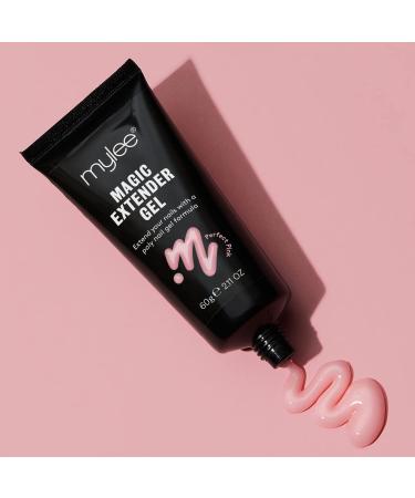 Mylee Mygel Magic Extender Gel - Long Lasting, Natural Look Nail Extension Gel for Beginners & Professionals - 60g Tub (Perfect Pink) - Buy Online on GoSupps.com