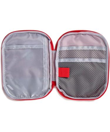 Jipemtra Red First Aid Bag with Dividers - Compact Empty Medical Travel Case for Home, Car, Office, Kitchen, Outdoors - First Responder Storage Solution | Shop Now! - Buy Online on GoSupps.com