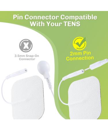 Buy TENS Unit Replacement Pads - 20PCS Self-Adhesive Electrodes Multiple Sizes 2mm Connector for Optimal Pain Relief - Buy Online on GoSupps.com