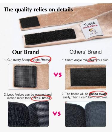 Yuest Wig Grip Band with 4 Pcs Wig Caps - No Slip Wig Gripper for Lace Front Wigs - Buy Online on GoSupps.com