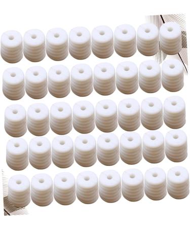 Gatuida Elastic 500pcs Butt Connector Non-Slip Face Mask Lanyard Adjustment Buckle - White Snap Fastener 1x0.6CM - Buy Online on GoSupps.com