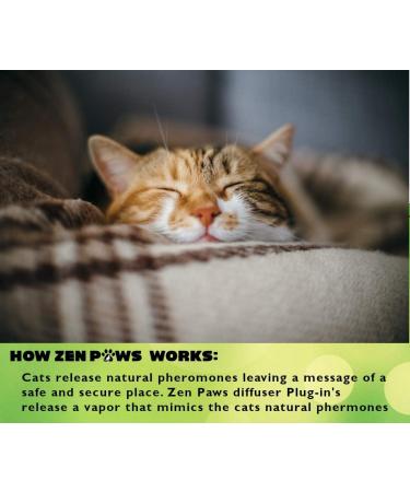 Zenpaws No Scent Cat Relaxant Refill - Compatible with Feliway, Comfort Zone, ThunderEase & More - Buy Online on GoSupps.com