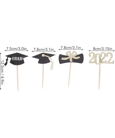 Graduation Cake Toppers Graduation Cake Inserts Beautiful Safe for Cakes for Graduation Decoration - Buy Online on GoSupps.com