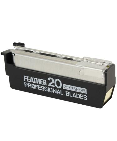 Feather Artist Club Pro Razor Blades 20 Count - Pack of 1 | Premium Quality - Buy Online on GoSupps.com