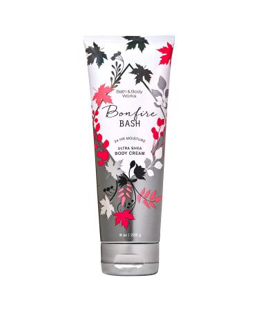Bath and Body Works BONFIRE BASH Ultra Shea Body Cream 8 Ounce (2018 Edition)