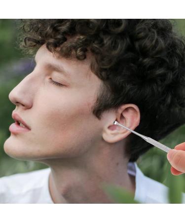 Portable Stainless Steel Ear Pick Set - Earwax Removal Tool with Keychain - Gentle Spiral Curette for Kids and Adults - 5pcs - Buy Online on GoSupps.com