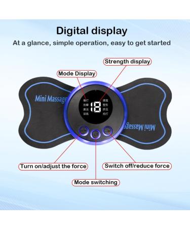 Infreecs Portable Neck Massager - EMS Device with 8 Modes & 19 Levels for Pain Relief - Mini Cervical Massage Solution - Buy Online on GoSupps.com