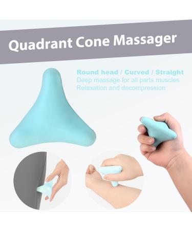 Massage Ball Set - 7 Hedgehog Massage Balls for Fascia Relief | Spiky Self-Massage Tools for Back Legs Feet & Hands - Buy Online on GoSupps.com