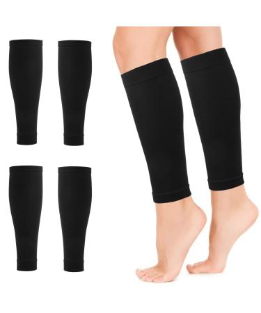4Packs Calf Compression Sleeves Replacement for Men & Women Compression Stockings with Medical Gradient Compression 20-30mmHg Footless Compression Calf Socks for Shin Splint Varicose Vein Size L - Buy Online on GoSupps.com