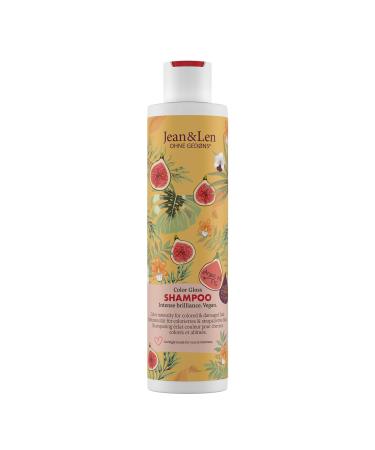 Jean & Len Colorglanz Shampoo Argan Oil & Fig, for colored & damaged hair, gives intensity and shine to the color, paraben and silicone free, vegan, 300 ml