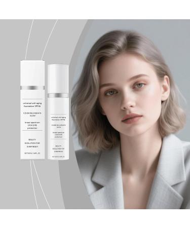  Nuvilo Hydrating Foundation - Moisture-rich liquid base for a smoother even complexion lightweight daily makeup (3 pieces) - Buy Online on GoSupps.com