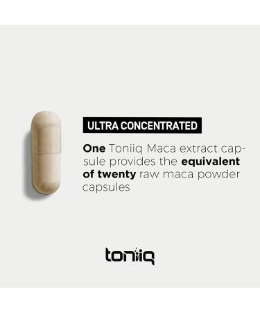 Toniiq Wildcrafted Maca Root - Ultra High Strength 90 Capsules | Boost Energy & Vitality - Buy Online on GoSupps.com