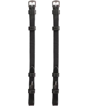 ExionPro Bridle with Hook Fastener (16mm) Replacement Cheek Piece Black Small (Pony) Size | International Shipping Available - Buy Online on GoSupps.com