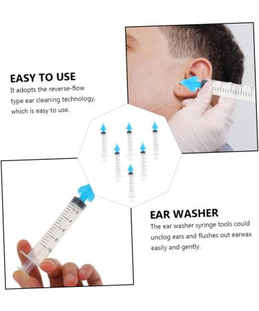 6pcs Ear Rinser Nose Flusher - Ear Washer Bottle for Ear Cleaning - Buy Online on GoSupps.com