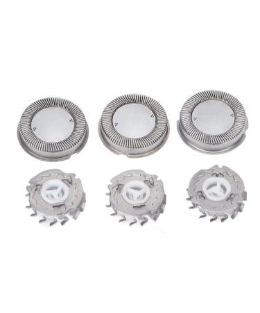 3 pieces of stainless steel shaving heads replacement blades replacement heads practical replacement razor accessories razor repair parts for razor apparatus of the HQ3 HQ4 Q5 HQ8 HQ9 PO HS