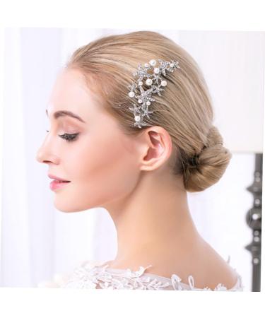 DOITOOL Rhinestone Hair Comb Hair Pearls Combs for Women Hair Teasing Comb Bride Comb Hair Rhinestones Comb for Bridal Rhinestone Comb Headwear for Women Tiara Miss Tease Crystal - Buy Online on GoSupps.com
