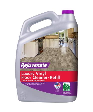 Rejuvenate High Performance Luxury Vinyl Tile Plank Floor Cleaner pH Neutral Formula Doesn't Leave Streaks or Dulling Residue 128oz 128 Oz 1 Pack Cleaner