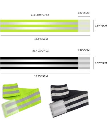 NVTRSD Reflective Bands for Safety | 4-Piece Reflector Straps for Cycling Jogging Hiking & Motorcycling | Must-Have Outdoor Gear - Buy Online on GoSupps.com