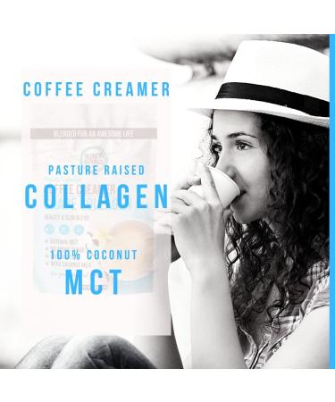 Keto Coffee Creamer with Collagen | Sugar-Free Keto Powder | 30 Portions of Keto Beauty Vanilla with Coconut & MCT Oil - Buy Online on GoSupps.com