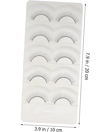 POPETPOP 5 Pairs Fake eyelashes lash stuff false eyelashes magnetic lash supplies soft light fake lash soft thick lashes handmade eye lashes Simulation False Eyelashes Practice False Lash - Buy Online on GoSupps.com