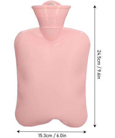 Portable Rubber Heat Bottle - Pink Pressure-Proof & Large Contact Area for Warm Feet in Dorms - Buy Online on GoSupps.com